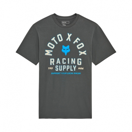 T-SHIRT FOX LOCAL RACER PREM DARK SHADOW