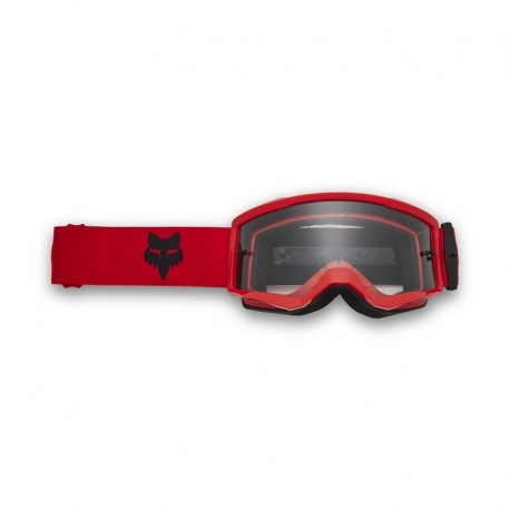 GOGLE MOTOCYKLOWE JUNIOR FOX MAIN CORE FLUO RED YOS