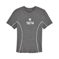T-SHIRT DAMSKI FOX MOTO-X FITTED HEATHER GRAPHITE