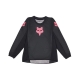 BLUZA MOTOCYKLOWA JUNIOR FOX GIRLS BLACKOUT BLACK BLACK KM