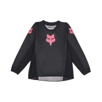 BLUZA MOTOCYKLOWA JUNIOR FOX GIRLS BLACKOUT BLACK BLACK KM