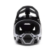 KASK ROWEROWY JUNIOR FOX RAMPAGE DIGI IMG BLACK WHITE YS