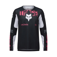 KOSZULKA ROWEROWA Z DŁUGIM RĘKAWEM JUNIOR FOX RANGER DIGI IMAGE BLACK YM