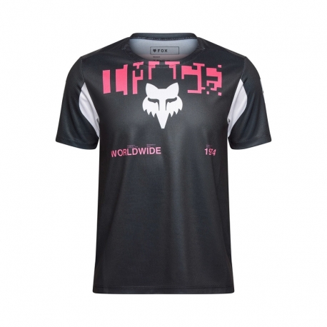 KOSZULKA ROWEROWA JUNIOR FOX RANGER DIGI IMAGE BLACK YS