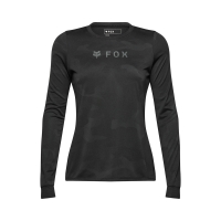 KOSZULKA ROWEROWA Z DŁUGIM RĘKAWEM DAMSKA FOX RANGER TRU DRI BLACK