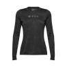 KOSZULKA ROWEROWA Z DŁUGIM RĘKAWEM DAMSKA FOX RANGER TRU DRI BLACK