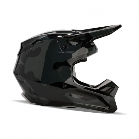 KASK MOTOCYKLOWY JUNIOR FOX V1 BNKR BLACK CAMO