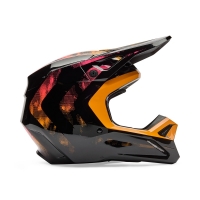 KASK MOTOCYKLOWY JUNIOR FOX V1 KAIROS TANGERINE