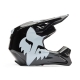 KASK MOTOCYKLOWY JUNIOR FOX V1 SHIELD BLACK YS
