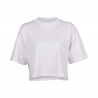 T-SHIRT DAMSKI FOX WORDMARK OS CROP WHITE