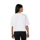 T-SHIRT DAMSKI FOX WORDMARK OS CROP WHITE