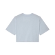 T-SHIRT DAMSKI FOX WORDMARK OS CROP PALE BLUE