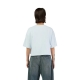 T-SHIRT DAMSKI FOX WORDMARK OS CROP PALE BLUE