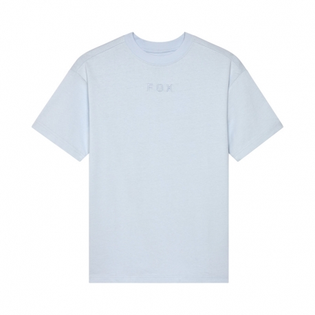 T-SHIRT DAMSKI FOX WORDMARK OS PALE BLUE