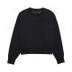 BLUZA DAMSKA FOX WORDMARK OVERSIZED FLEECE CREW BLACK