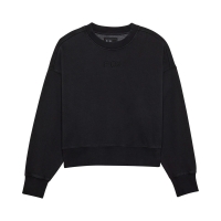 BLUZA DAMSKA FOX WORDMARK OVERSIZED FLEECE CREW BLACK