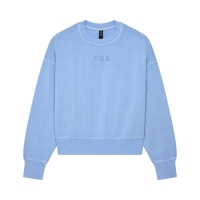 BLUZA DAMSKA FOX WORDMARK OVERSIZED FLEECE CREW CASHMERE BLUE