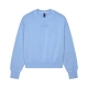 BLUZA DAMSKA FOX WORDMARK OVERSIZED FLEECE CREW CASHMERE BLUE