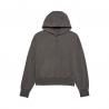 BLUZA Z KAPTUREM DAMSKA FOX WORDMARK OVERSIZED PEWTER