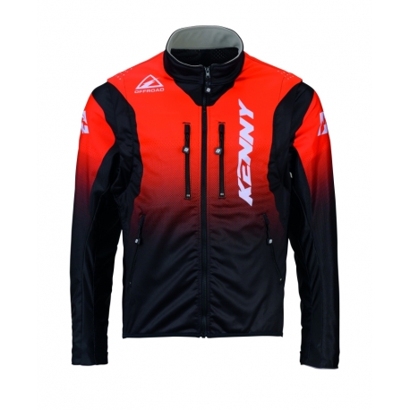 KENNY RACING KURTKA ADVENTURE/ENDURO SOFTSHELL ORANGE KOLOR POMARAŃCZOWY NEON ROZMIAR L