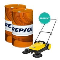 PROMOCJA REPSOL OLEJ SILNIKOWY 4T SMARTER SYNTHETIC 10W40 BECZKA 60L, MA2 SYNTETYCZNY+ ZAMIATARKA KARCHER
