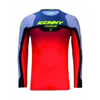 KENNY RACING KOSZULKA CROSS/ENDURO FORCE BEACH GREY/RED KOLOR CZERWONY/SZARY ROZMIAR XXL