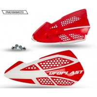 UFO 2025/11 OSŁONY RĄK (HANDBARY) VOYAGER KOLOR CZERWONY (LISTKI - POTRZEBNE MOCOWANIE PM01669, PM01665, PM01666 LUB PM01667)