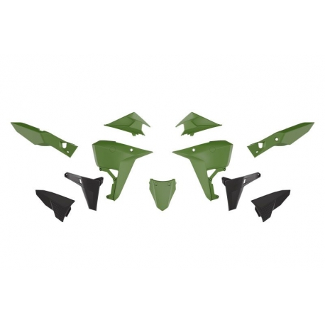 RACETECH (RTECH) 2025/12 KOMPLET PLASTIKÓW (REVOLUTION) (BEZ PRZEDNIEGO BŁOTNIKA) KOVE X PRO / RALLY 800 '24-'25 KOLOR CZARNY /