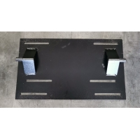 BIKETEC PŁYTA MONTAŻOWA DO PŁUGA QUAD, ATV (P00012) KOLOR CZARNY (NA ZAMÓWIENIE)