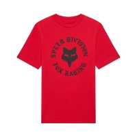 T-SHIRT JUNIOR FOX BADGE TIBETAN RED