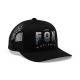 CZAPKA Z DASZKIEM FOX BLOCK MESH TRUCKER BLACK OS