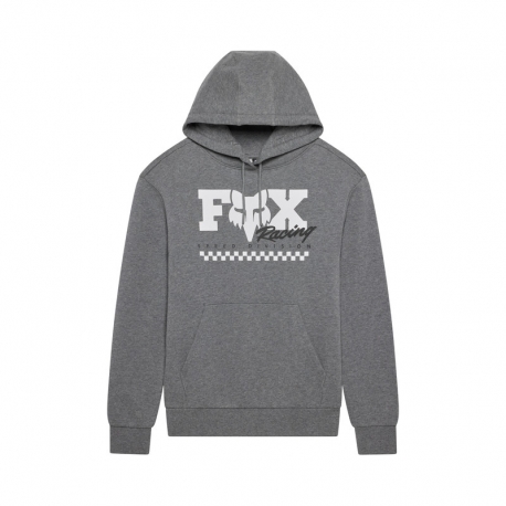 BLUZA Z KAPTUREM DAMSKA FOX CHECKER FLEECE PO HEATHER GRAPHITE