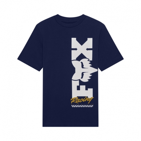 T-SHIRT JUNIOR FOX CHECKER NAVY