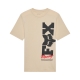T-SHIRT JUNIOR FOX CHECKER TAN