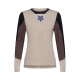 KOSZULKA ROWEROWA Z DŁUGIM RĘKAWEM DAMSKA FOX DEFEND PARK CHALK