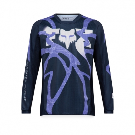 BLUZA MOTOCYKLOWA JUNIOR FOX 180 DIFFUSE SE BLUEBERRY