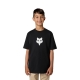 T-SHIRT JUNIOR FOX HEAD ULTRA BLACK