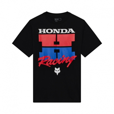 T-SHIRT FOX HONDA MIDWEIGHT BLACK