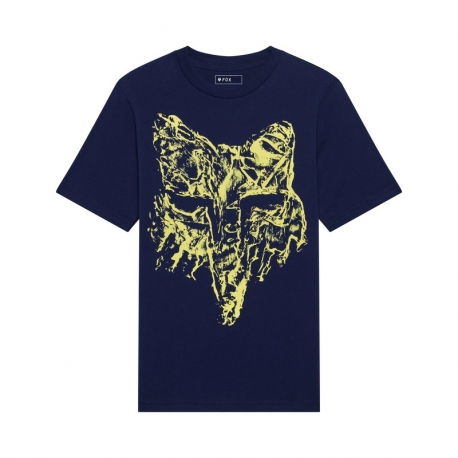 T-SHIRT JUNIOR FOX IMAGE PRINT HEAD NAVY