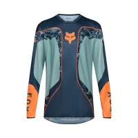 BLUZA MOTOCYKLOWA FOX 180 IMAGE PRINT ARCTIC BLUE