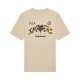 T-SHIRT JUNIOR FOX IMAGE PRINT TAN
