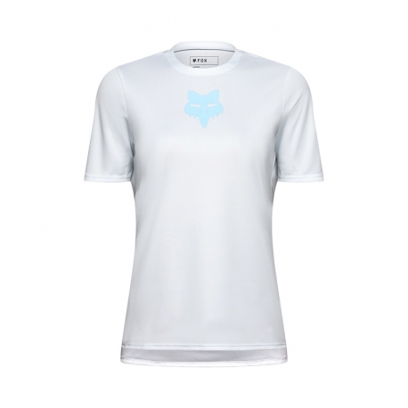 KOSZULKA ROWEROWA DAMSKA FOX RANGER HEAD PALE BLUE M