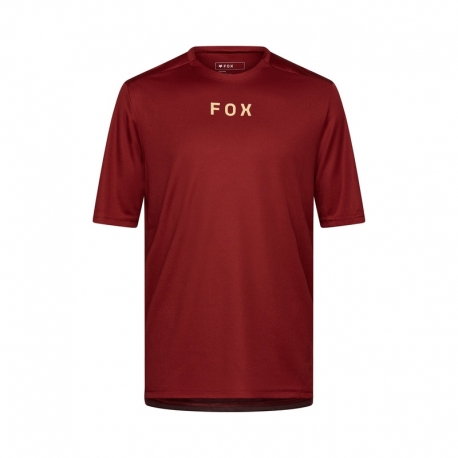 KOSZULKA ROWEROWA FOX RANGER WORDMARK RUST S