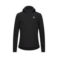 BLUZA ROWEROWA Z KAPTUREM FOX RANGER WIND PULLOVER BLACK