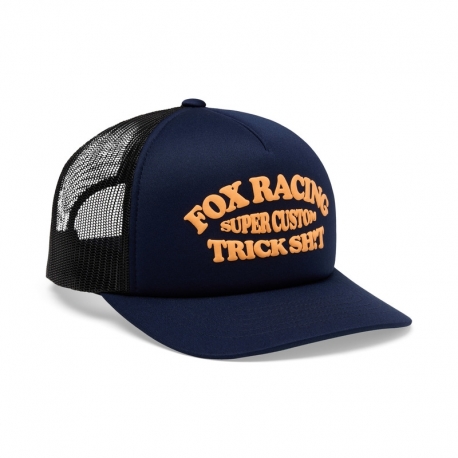CZAPKA Z DASZKIEM FOX TRICK MESH TRUCKER MIDNIGHT OS