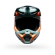 KASK MOTOCYKLOWY FOX V1 IMAGE PRINT ARCTIC BLUE