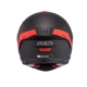 KASK MOTOCYKLOWY NZI WAKE STREAM BOOSTER SOLID NOUVEAU BLACK RED MATT