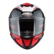 KASK MOTOCYKLOWY NZI WAKE STREAM BOOSTER STRIPES BLACK WHITE RED