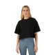 T-SHIRT DAMSKI FOX WORDMARK OS CROP BLACK