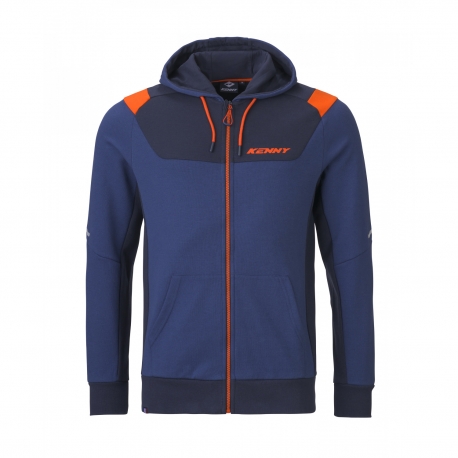 KENNY RACING BLUZA Z KAPTUREM PADDOCK NAVY KOLOR NIEBIESKI ROZMIAR XL